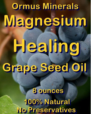 Ormus Minerals -Healing Grape Seed Oil with Ormus