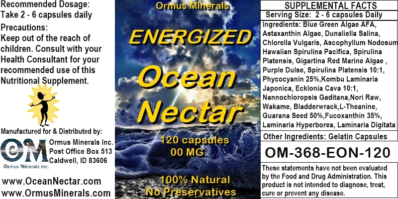 Ormus Minerals - Energized Ocean Nectar